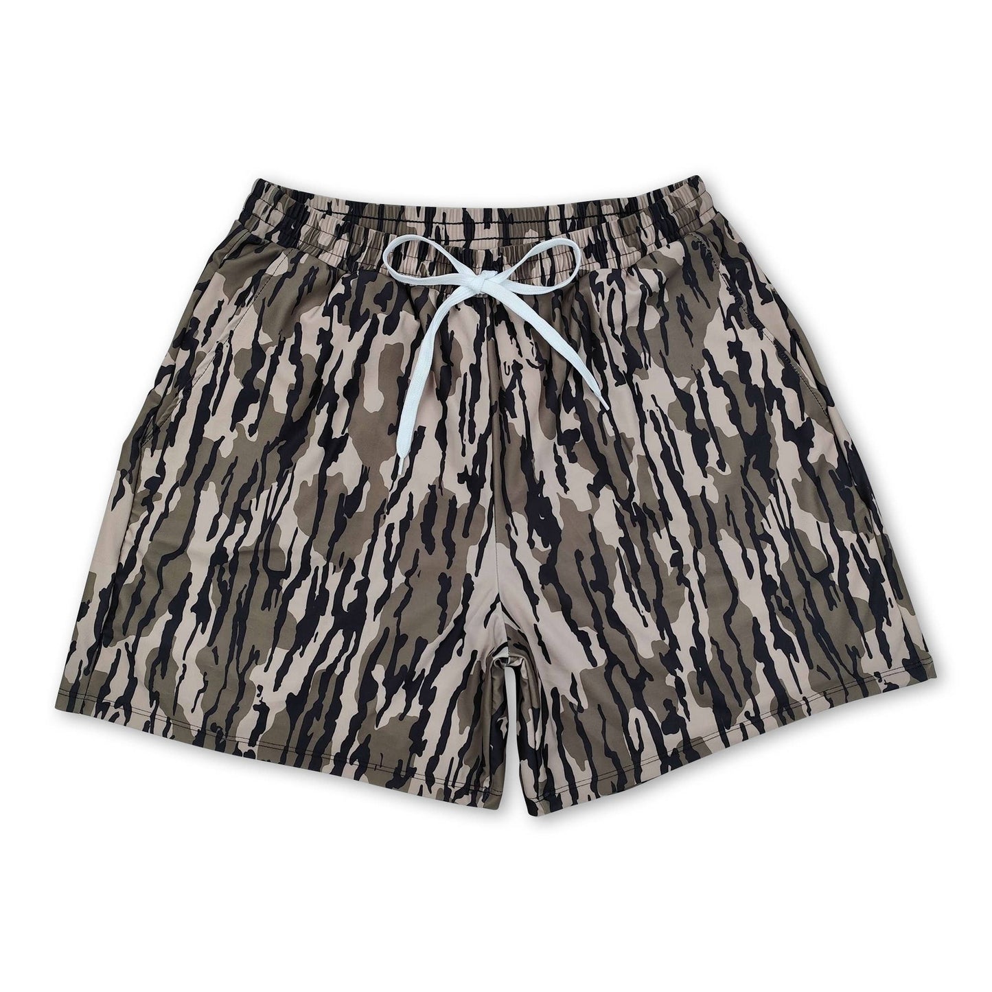 MEN BOTTOMLAND CAMO SHORTS/SWIM SHORTS