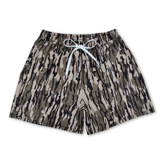 MEN BOTTOMLAND CAMO SHORTS/SWIM SHORTS