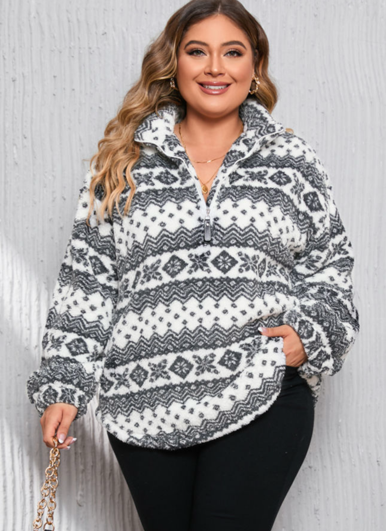 Grey Cozy Pull Over
