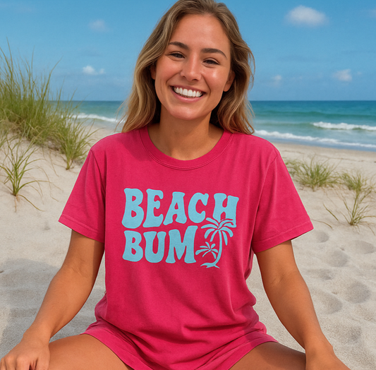BEACH BUM - HOT PINK