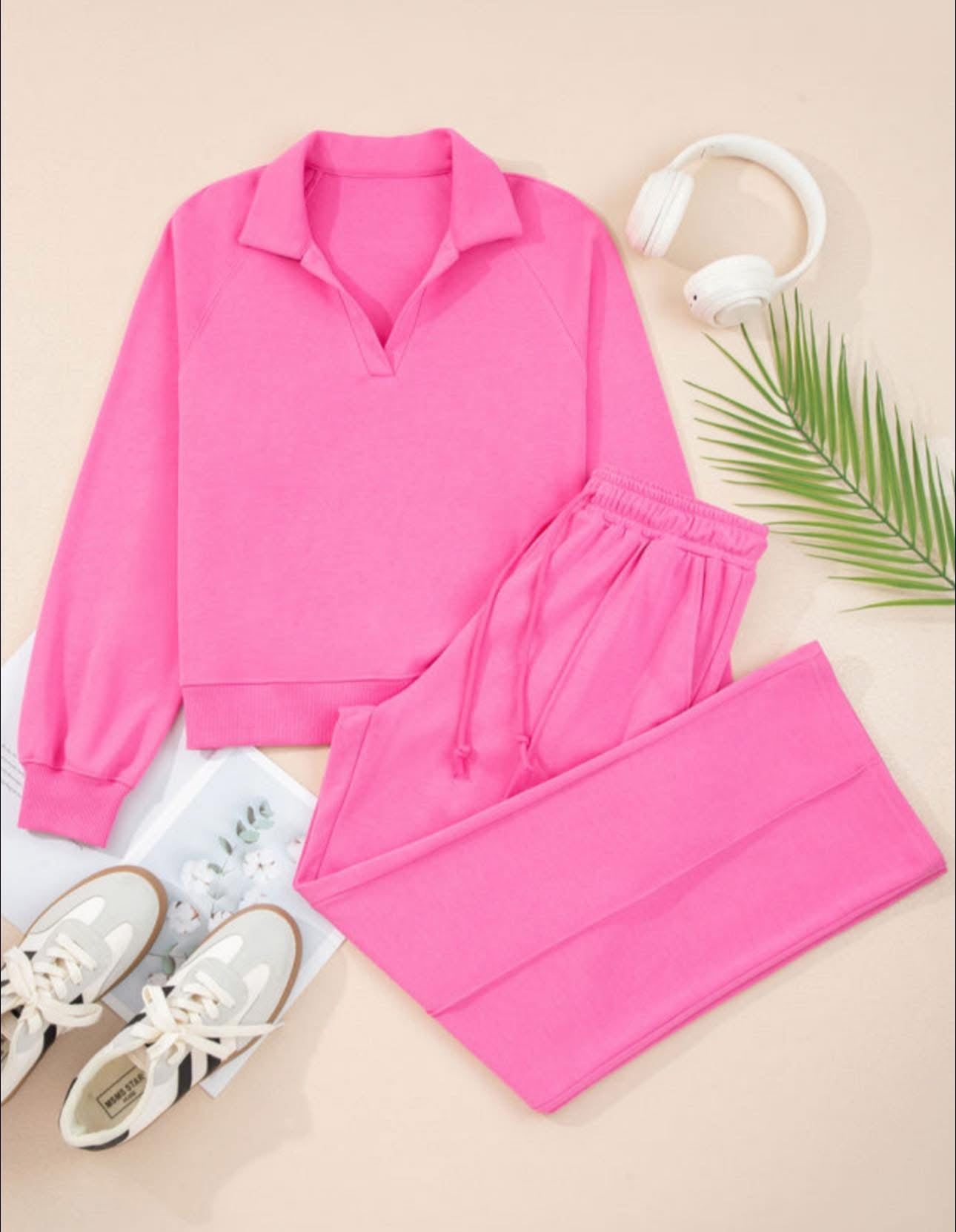 Pink Lounge Wear Set