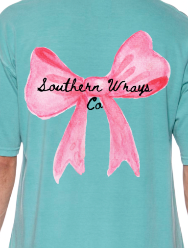 SW Palm Tree Logo Bow Tee
