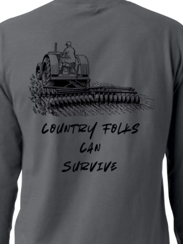 Long Sleeve Tee Southern Wrays Country Folks
