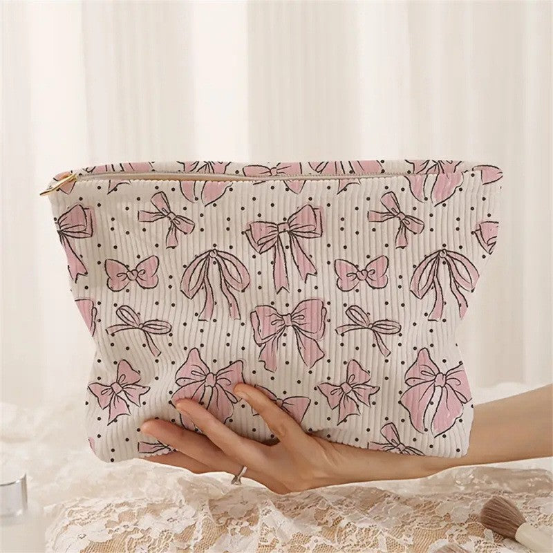 Pink Bow Travel Pouch